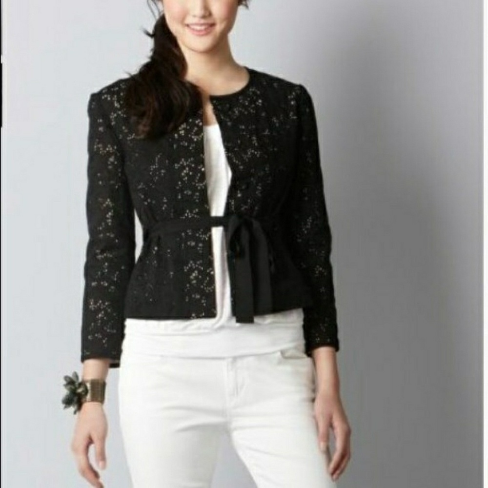 LOFT Tie Waist Jacket
